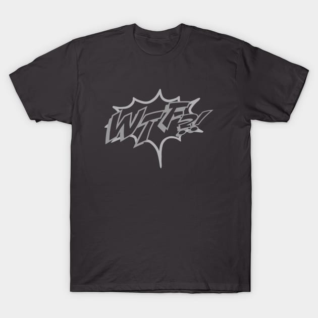 Word Balloon: “WTF!” T-Shirt by PopsTata Studios 